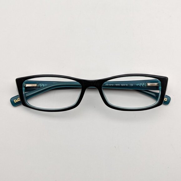 🕶️Dolce & Gabbana DD1212 1870 Eyeglasses 52/16 135 /KAG503🕶️ - Picture 1 of 8